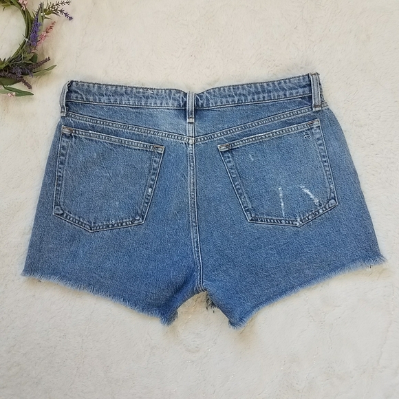 Rag & Bone Dre Low-Rise Denim Shorts - Picture 6 of 10